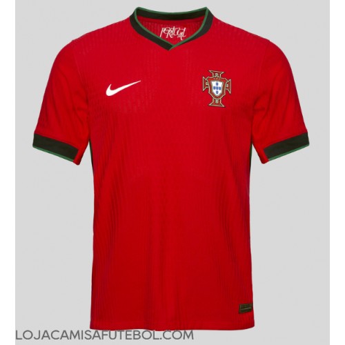 Camisa de Futebol Portugal Equipamento Principal Europeu 2024 Manga Curta